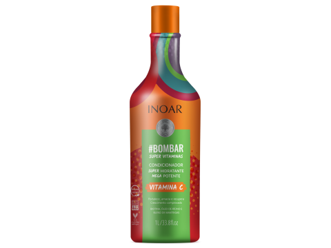Inoar Bombar Super Vitamins Conditioner - kondicionierius praturtintas vitaminais 1000ml Inoar Bombar Super Vitamins Conditioner - kondicionierius praturtintas vitaminais 1000ml